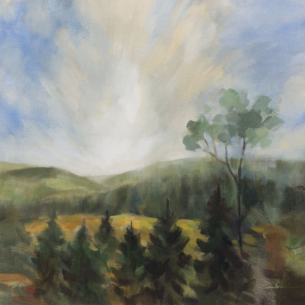 Forest at Sunrise art print by Silvia Vassileva for $57.95 CAD