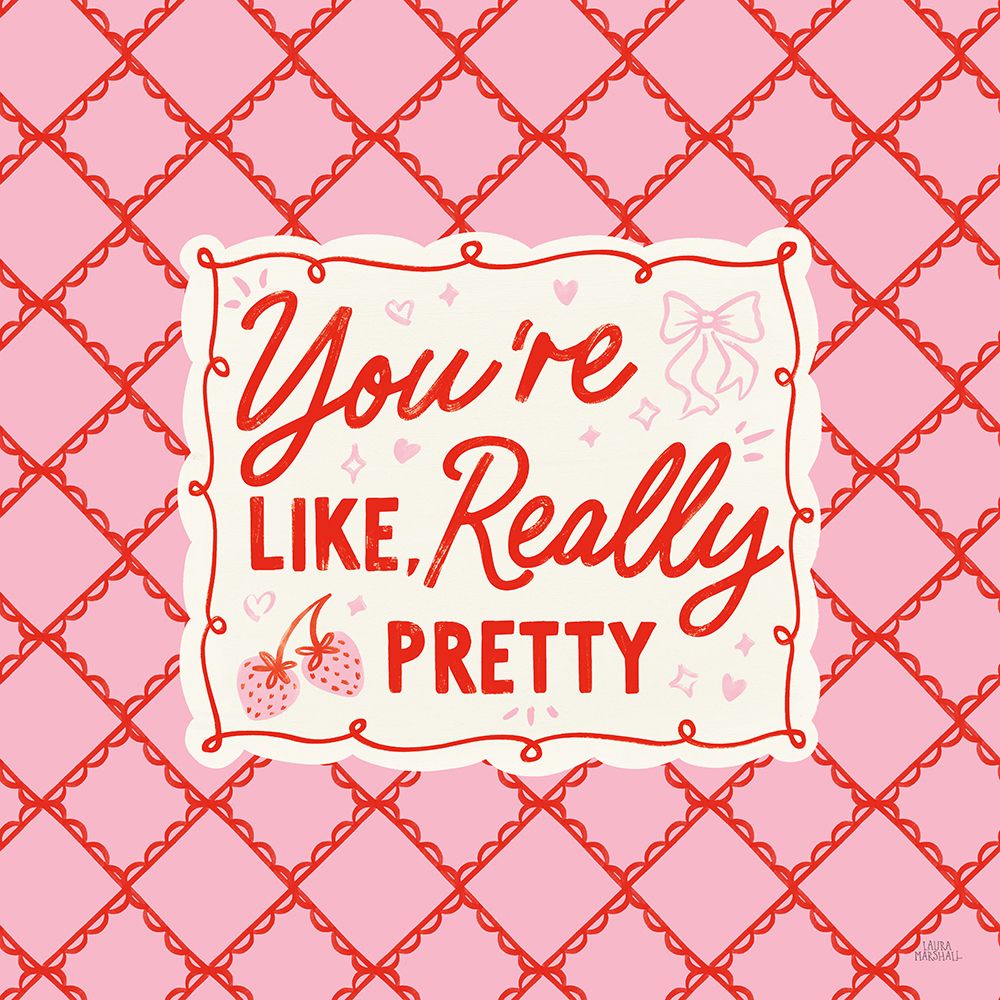 Girly Pop IV art print by Laura Marshall for $57.95 CAD