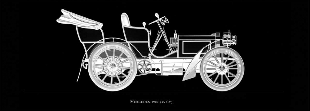Mercedes 1900 art print by Antonio Fantini for $57.95 CAD
