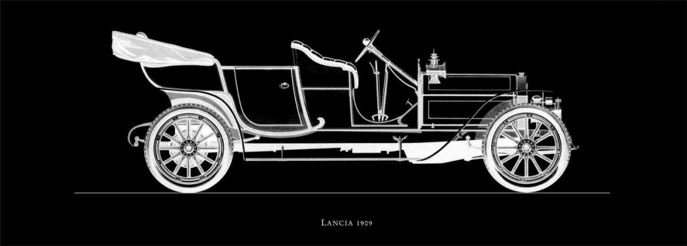 Lancia 1909 art print by Antonio Fantini for $57.95 CAD
