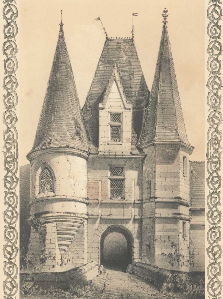 Bordeaux Chateau II art print by Louis Fermin Cassas for $57.95 CAD