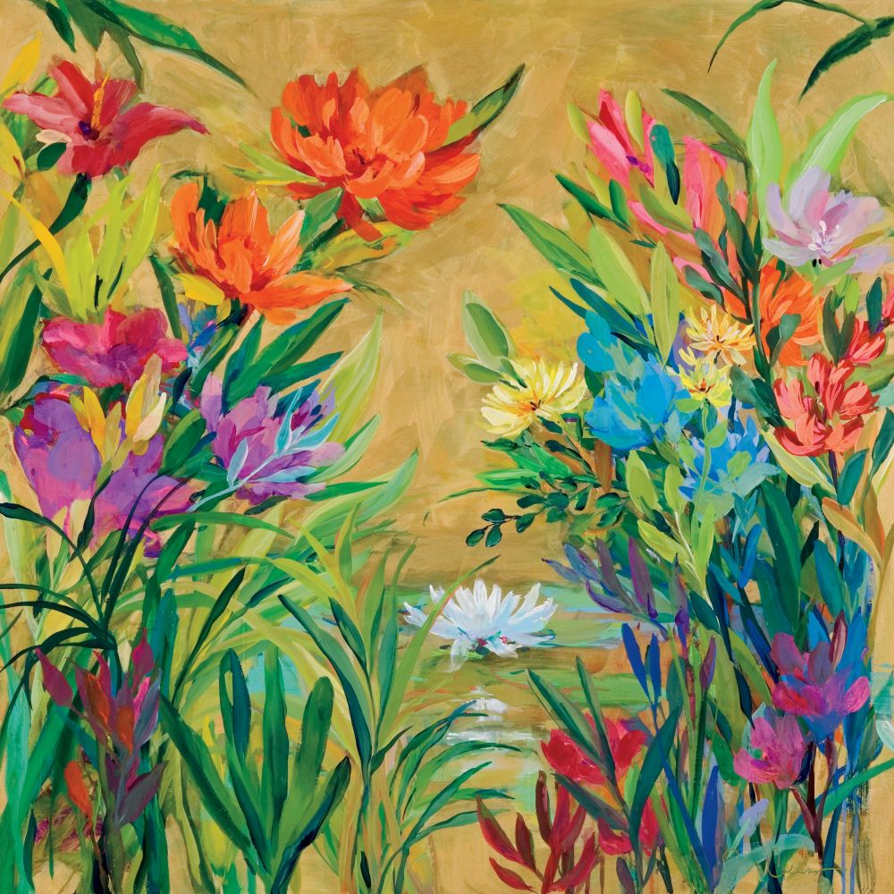spring flowers, garden art print by Martha Collins for $57.95 CAD