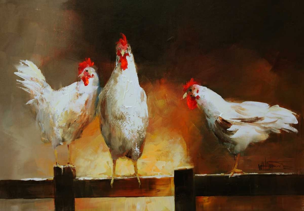 Chicken II art print by Willem Haenraets for $57.95 CAD