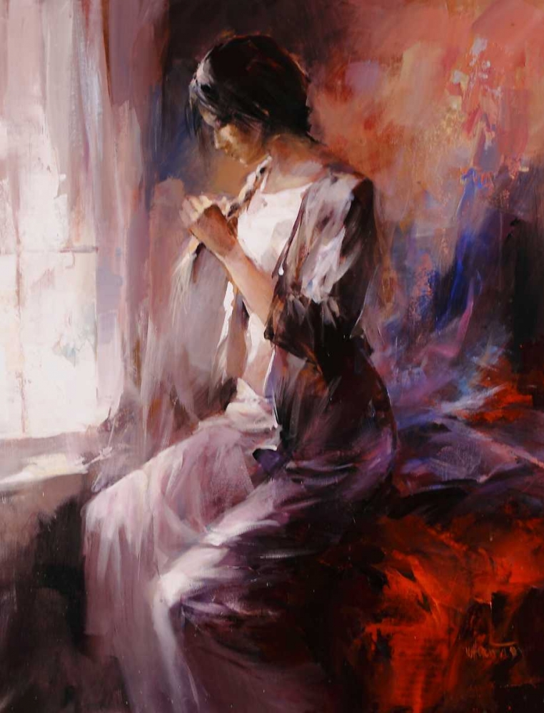 Lonely Girl art print by Willem Haenraets for $57.95 CAD