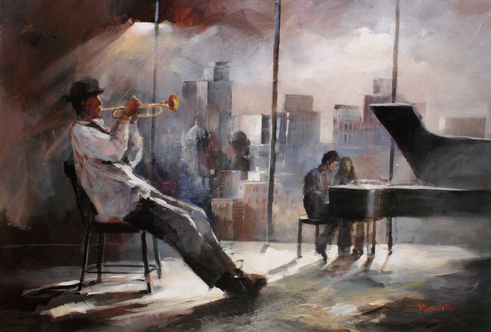 Trumpeter art print by Willem Haenraets for $57.95 CAD