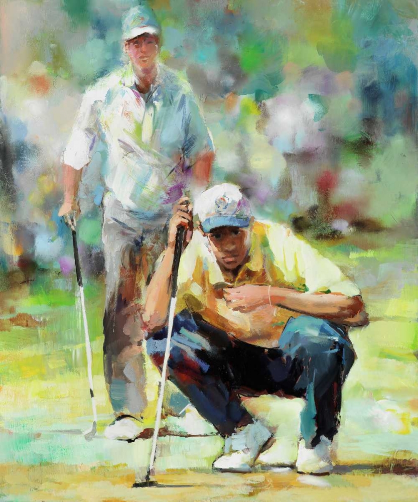 Golfer art print by Willem Haenraets for $57.95 CAD
