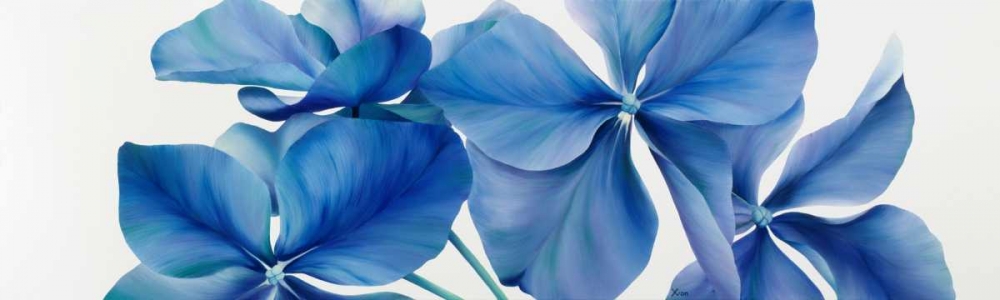 Shiny Bleu art print by Yvonne Poelstra-Holzhaus for $57.95 CAD