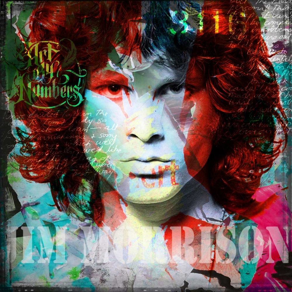 Jim Morrison art print by Micha Baker for $57.95 CAD