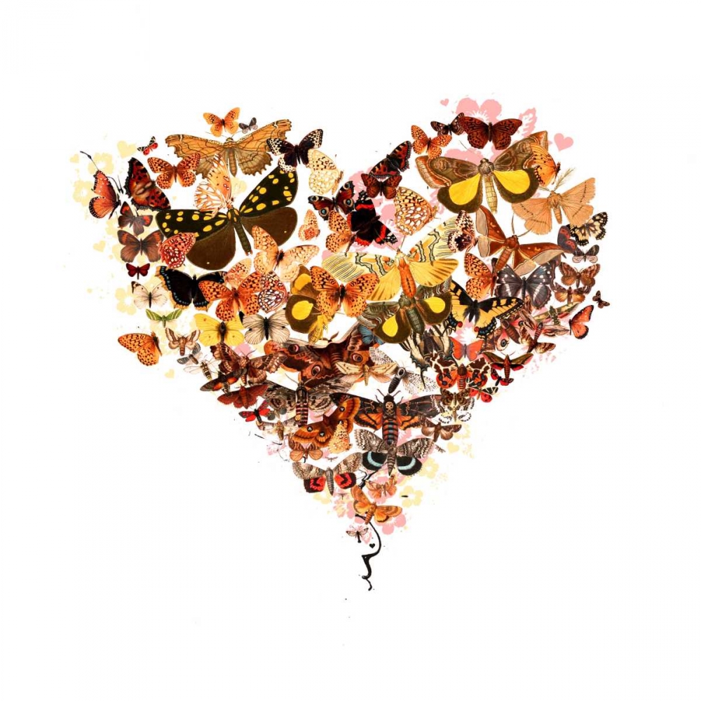 Butterfly heart art print by Teis Albers for $57.95 CAD