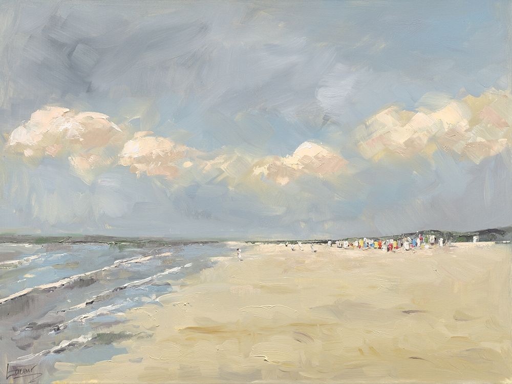 Beach in Holland art print by Nicole Laceur for $57.95 CAD