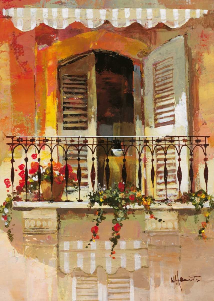 Balcony I art print by Willem Haenraets for $57.95 CAD