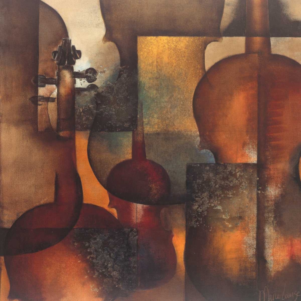 Ode to Music II art print by Marie-Louise Oudkerk for $57.95 CAD