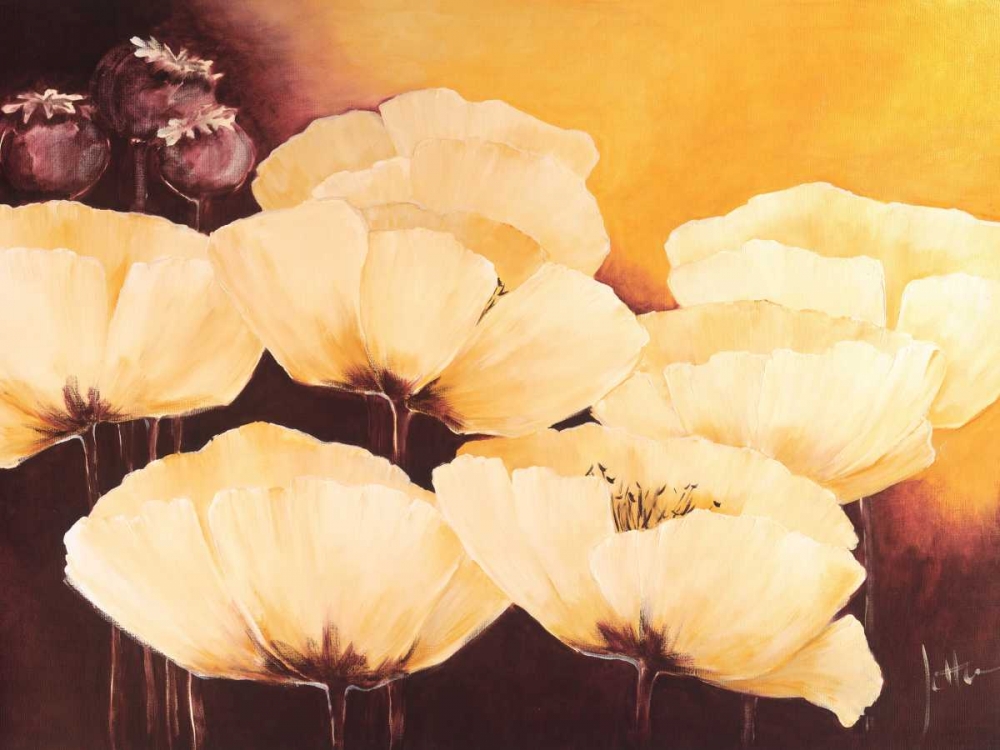 Yellow Poppies I art print by Jettie Roseboom for $57.95 CAD