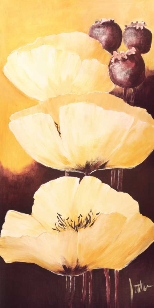 Yellow Poppies IV art print by Jettie Roseboom for $57.95 CAD