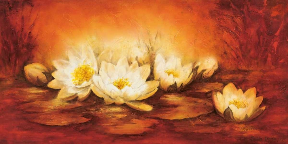 Water Lilies art print by Betty Jansma for $57.95 CAD