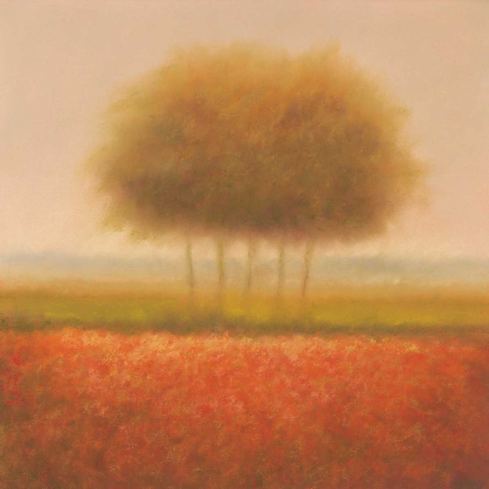 Orange group of trees art print by Hans Dolieslager for $57.95 CAD
