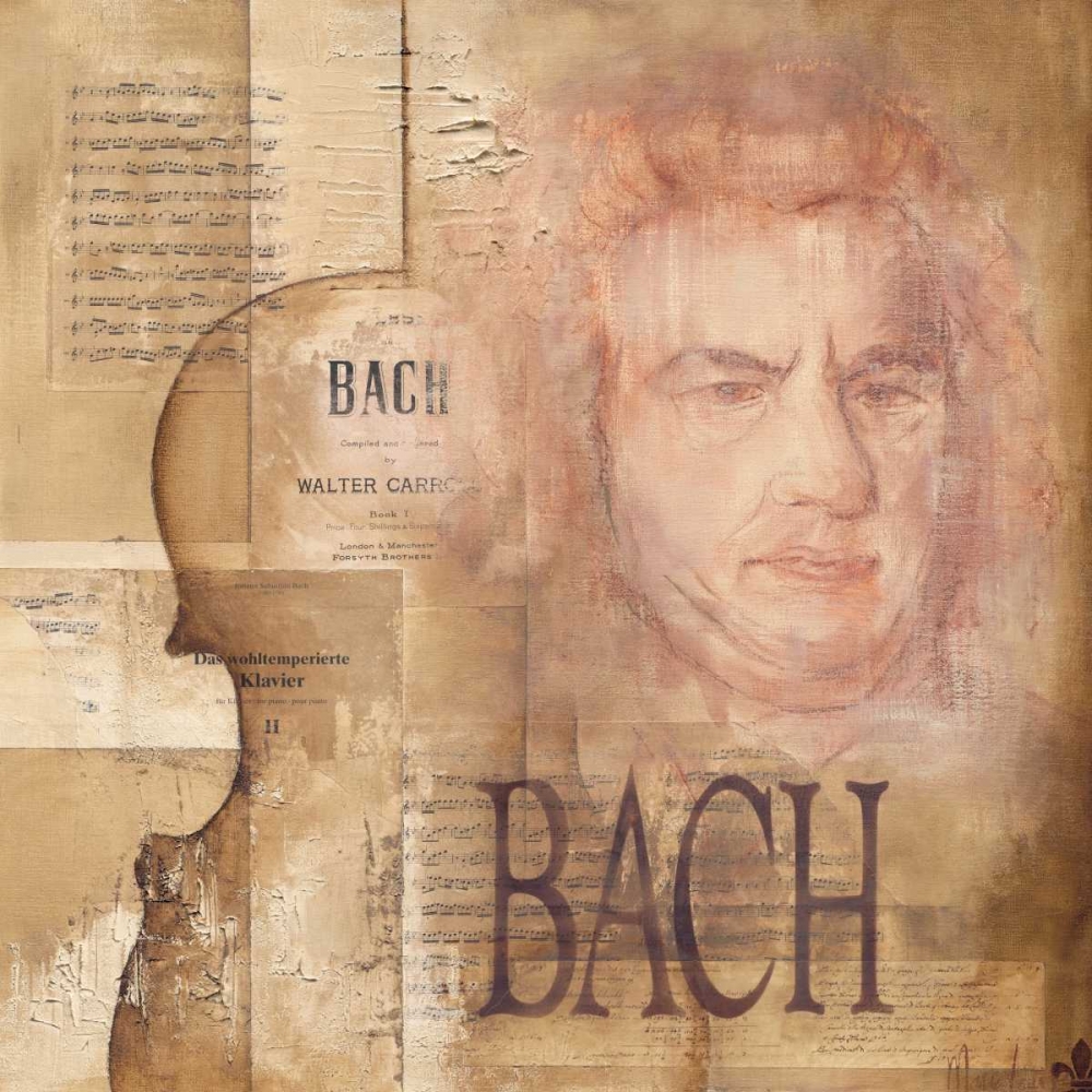A tribute to Bach art print by Marie-Louise Oudkerk for $57.95 CAD