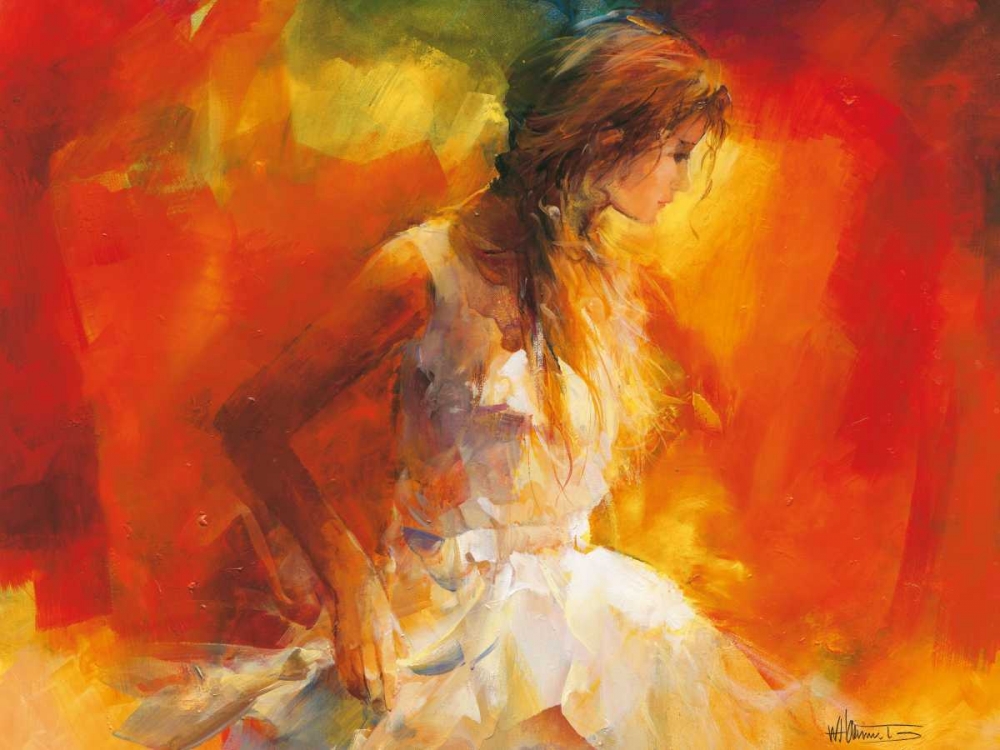 Young Girl I art print by Willem Haenraets for $57.95 CAD