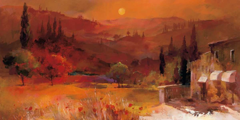 Romantic Tuscany II art print by Willem Haenraets for $57.95 CAD