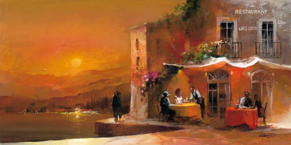 Dinner for two I art print by Willem Haenraets for $57.95 CAD