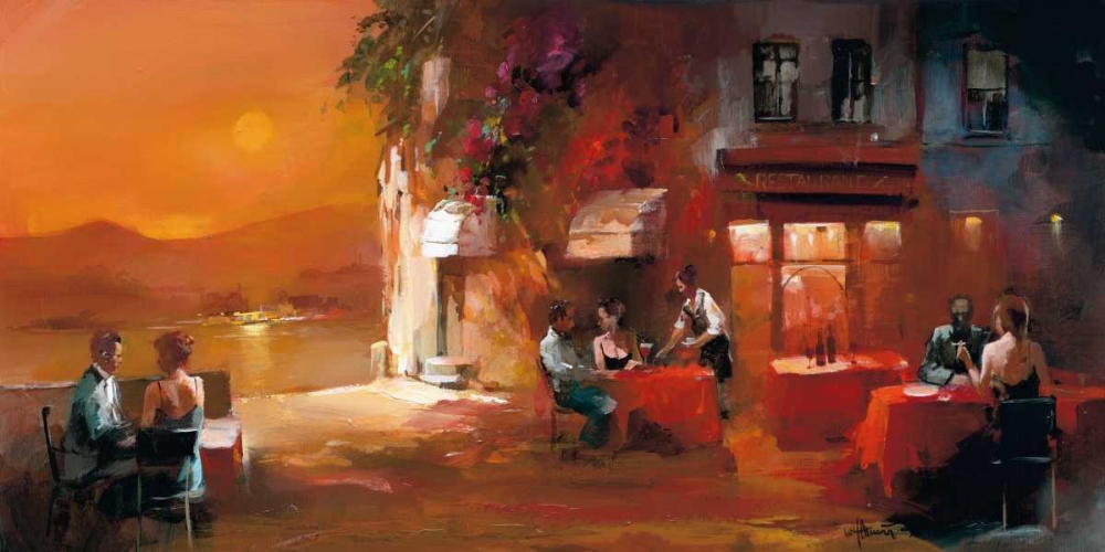 Dinner for two II art print by Willem Haenraets for $57.95 CAD
