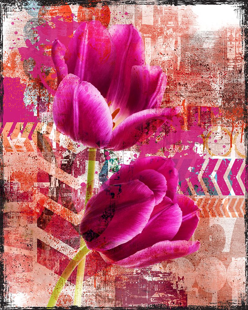 Pink tulip art print by Micha Baker for $57.95 CAD
