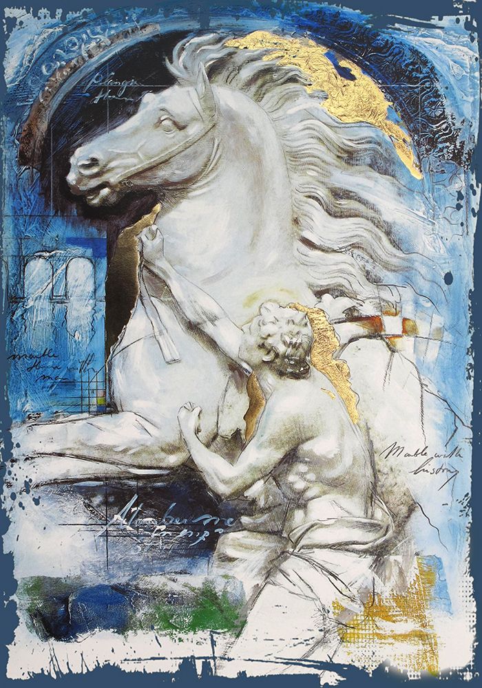 The Horse art print by Hans Jochem Bakker for $57.95 CAD