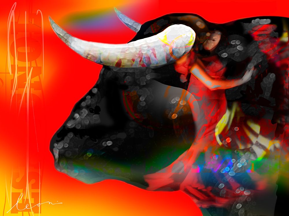 Bull III art print by Leon Bosboom for $57.95 CAD