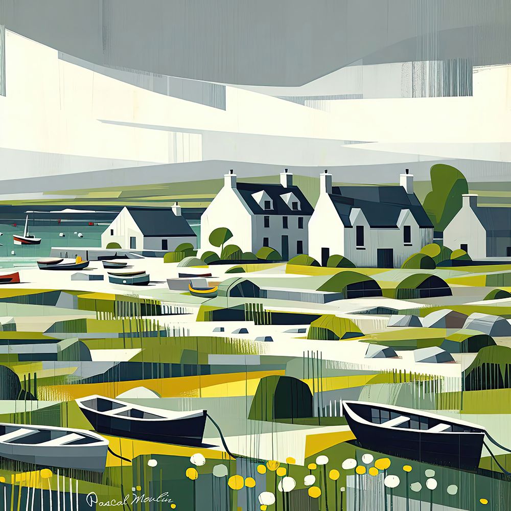 Green Fields art print by Pascal Moulin for $57.95 CAD