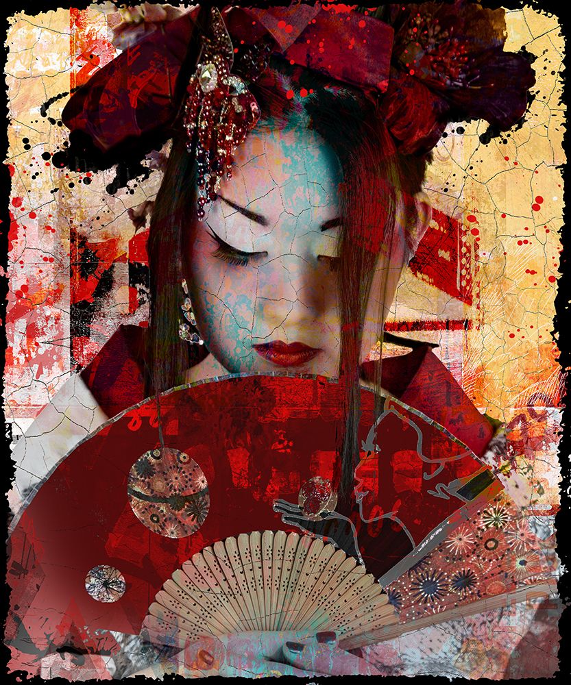 Geisha colours  I art print by Hans Jochem Bakker for $57.95 CAD