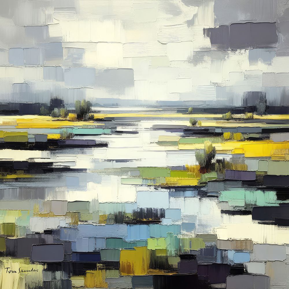 Pastello Land II art print by Tom Saunders for $57.95 CAD