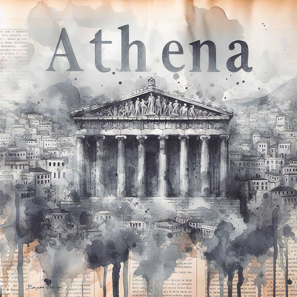 Athens art print by Benjamin Anderson for $57.95 CAD