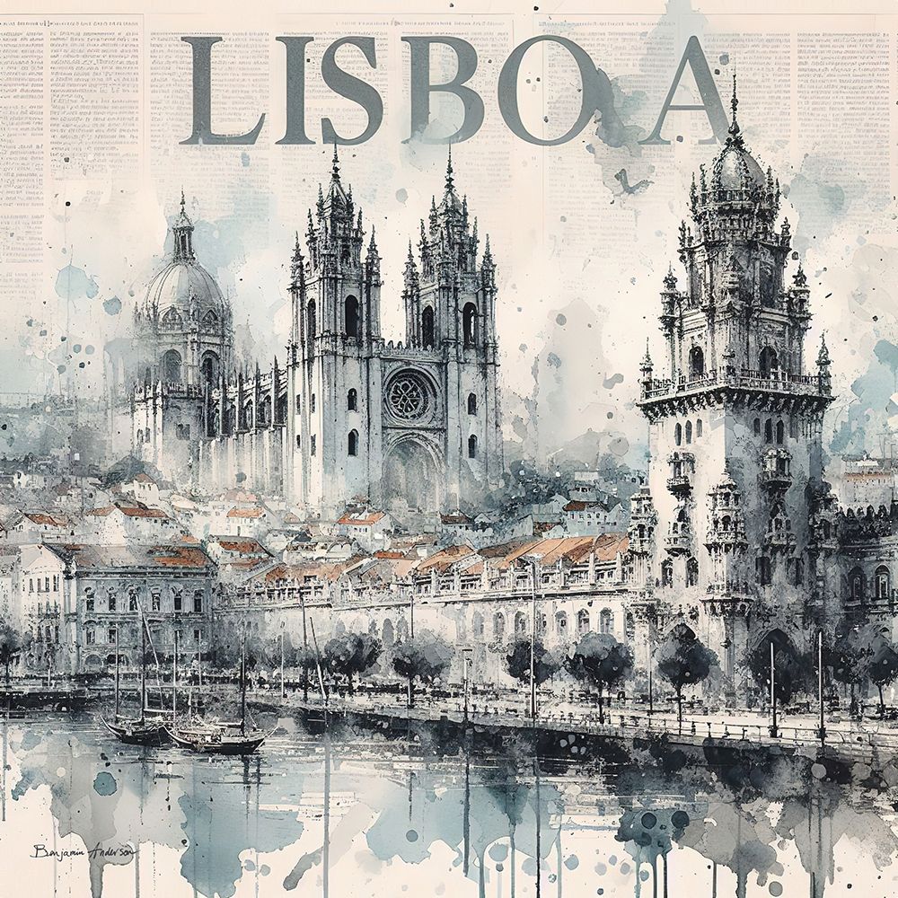 Lisboa art print by Benjamin Anderson for $57.95 CAD