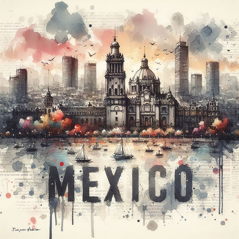 Mexico art print by Benjamin Anderson for $57.95 CAD