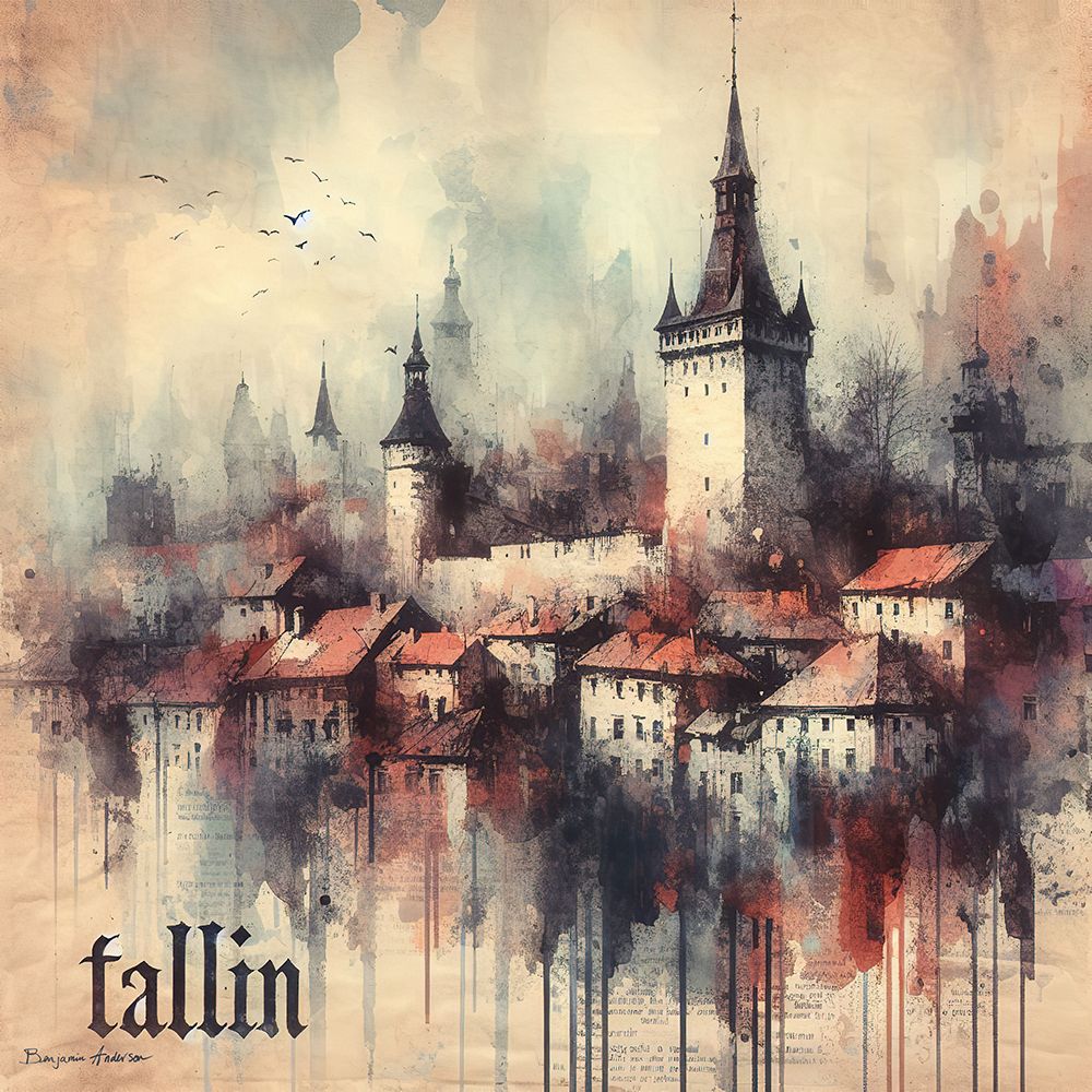 Tallin art print by Benjamin Anderson for $57.95 CAD