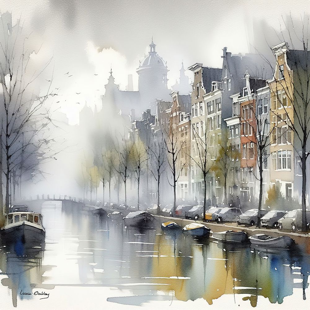 Relaxing in Amsterdam I art print by Lucie Oakley for $57.95 CAD