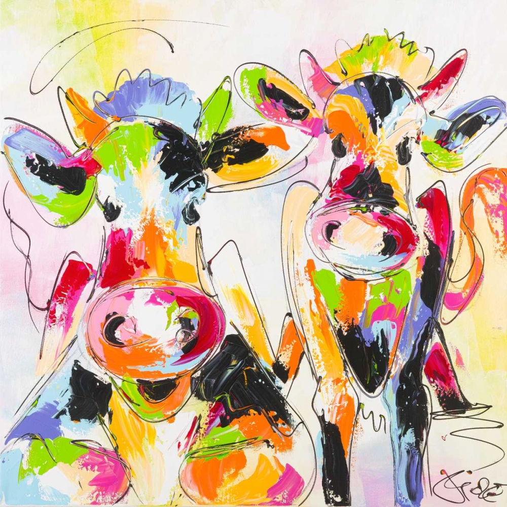 Cows sing art print by Art Fiore for $57.95 CAD