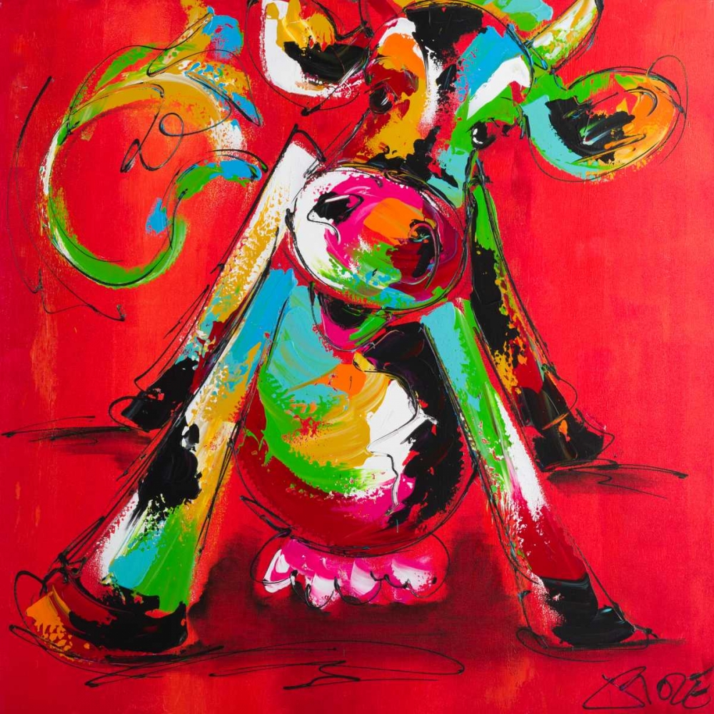 Disco cow II art print by Art Fiore for $57.95 CAD
