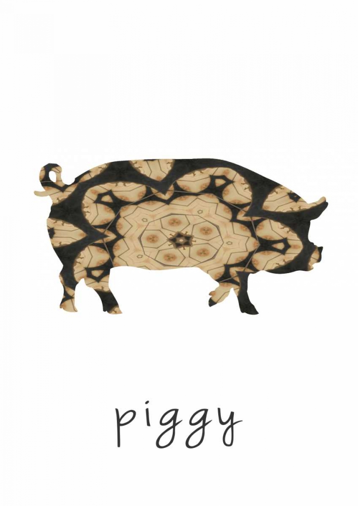 Piggy I art print by Anne Waltz for $57.95 CAD