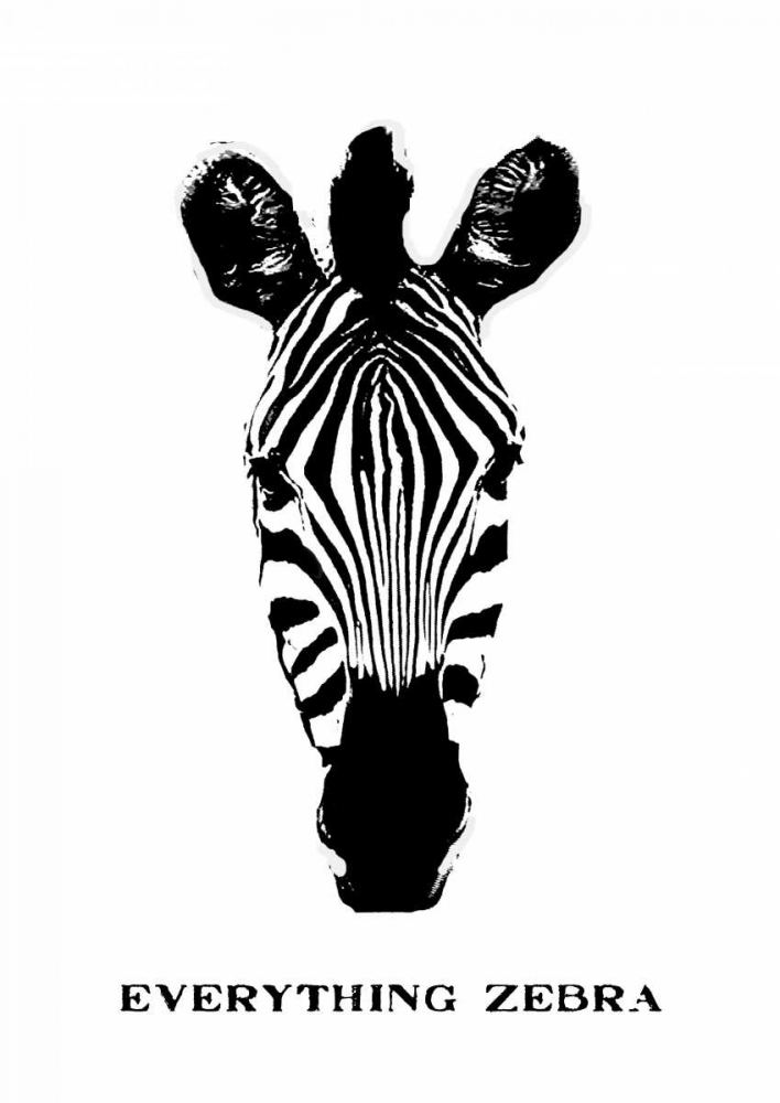 Everything is Zebra art print by Anne Waltz for $57.95 CAD