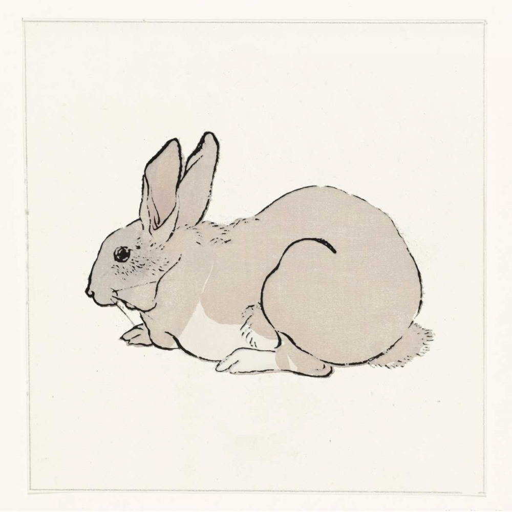 Rabbit art print by Anne Waltz for $57.95 CAD