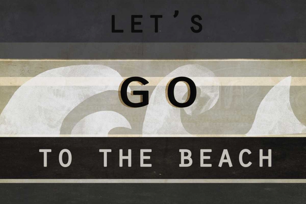 Lets go to the beach art print by Anne Waltz for $57.95 CAD