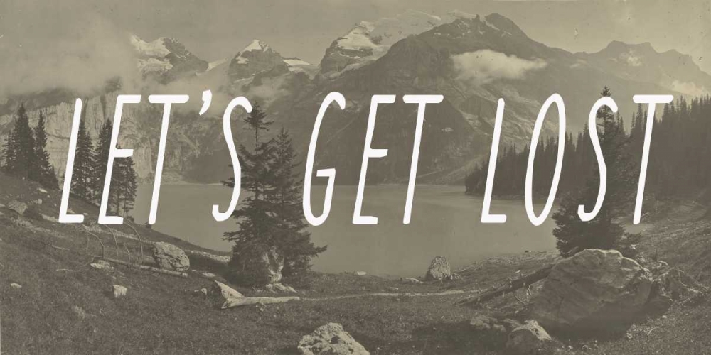 Lets get lost II art print by Anne Waltz for $57.95 CAD