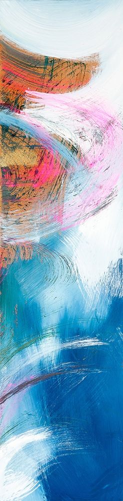 Abstraction with pink V art print by Andrea Silberhorn-Piller for $57.95 CAD