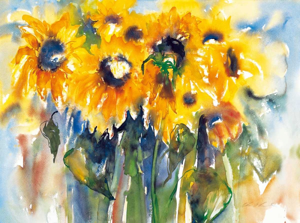 Sonnenblumen art print by Christa Ohland for $57.95 CAD