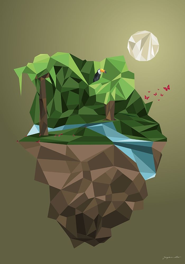 Junglepflanze art print by Josephine Laer for $57.95 CAD