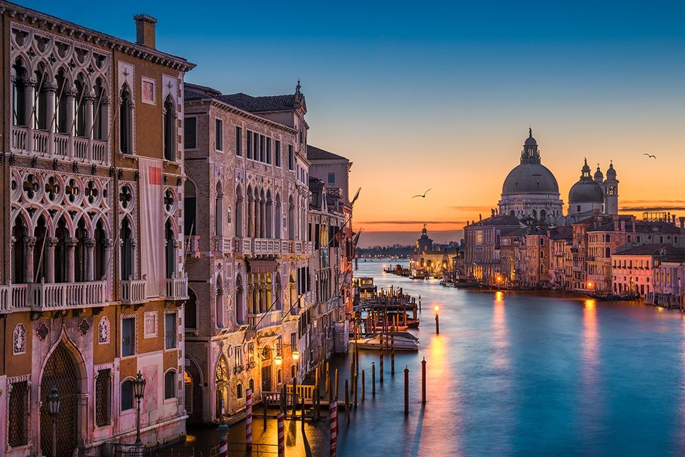Sunrise at the Grand Canal art print by Michael Abid for $57.95 CAD