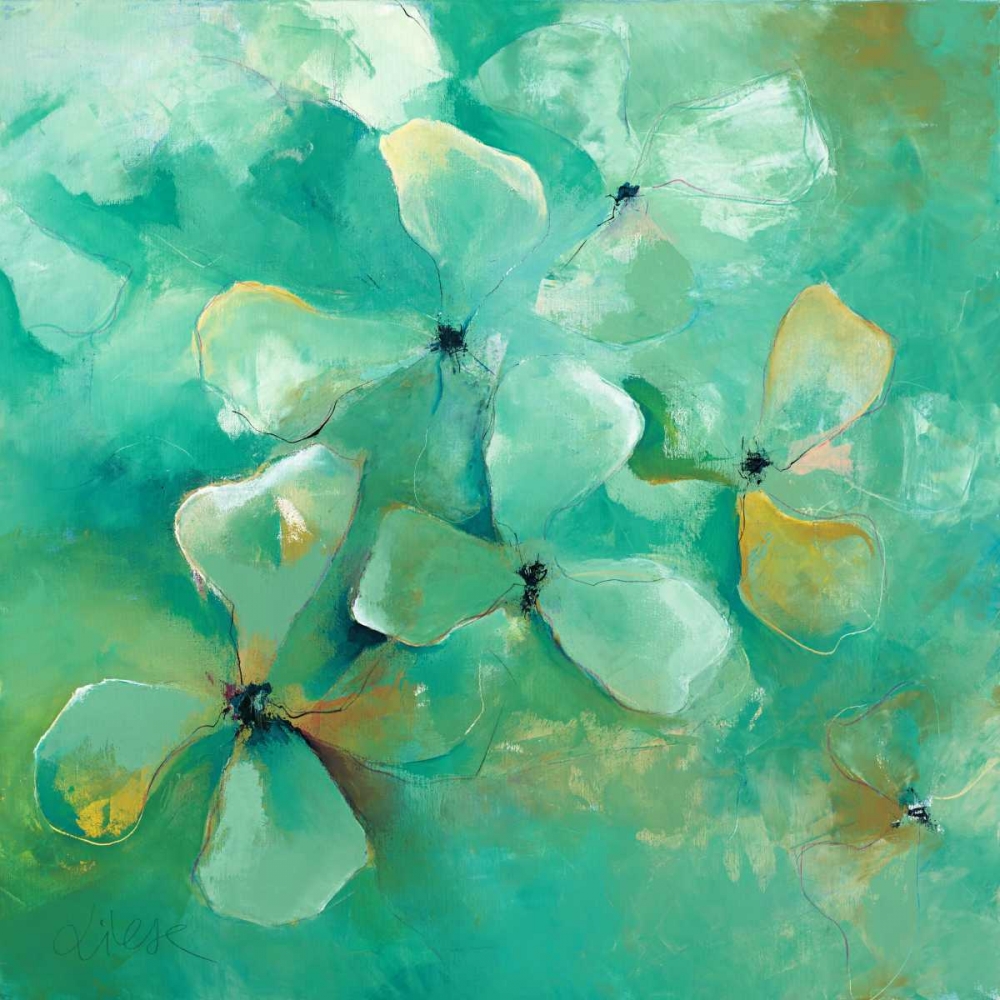 Floating Flowers art print by Anne L. Strunk for $57.95 CAD