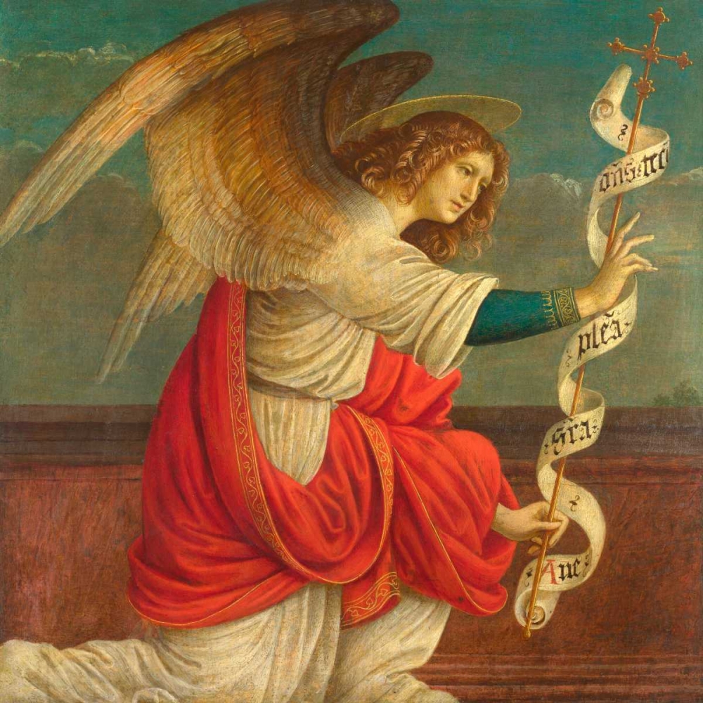 The Annunciation, The Angel Gabriel art print by Gaudenzio Ferrari for $57.95 CAD