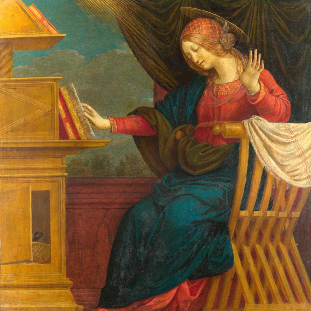 The Annunciation, The Virgin Mary art print by Gaudenzio Ferrari for $57.95 CAD